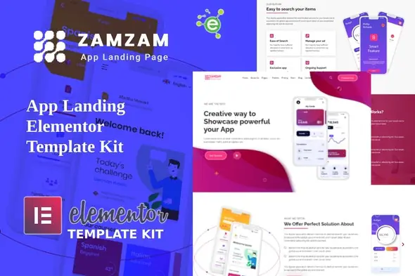 Zamzam-AppLandingElementorTemplateKit.jpg.webp