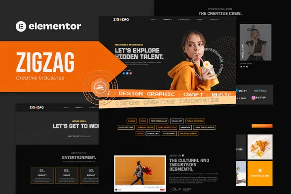 Zigzag-CreativeIndustriesElementorTemplateKit.jpg.webp