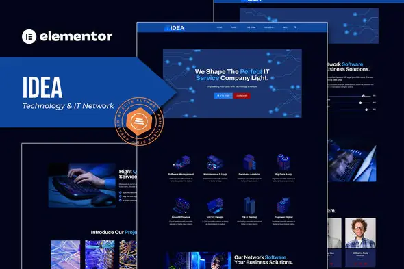 iDea-TechnologyITNetworkServiceElementorTemplateKit.jpg.webp